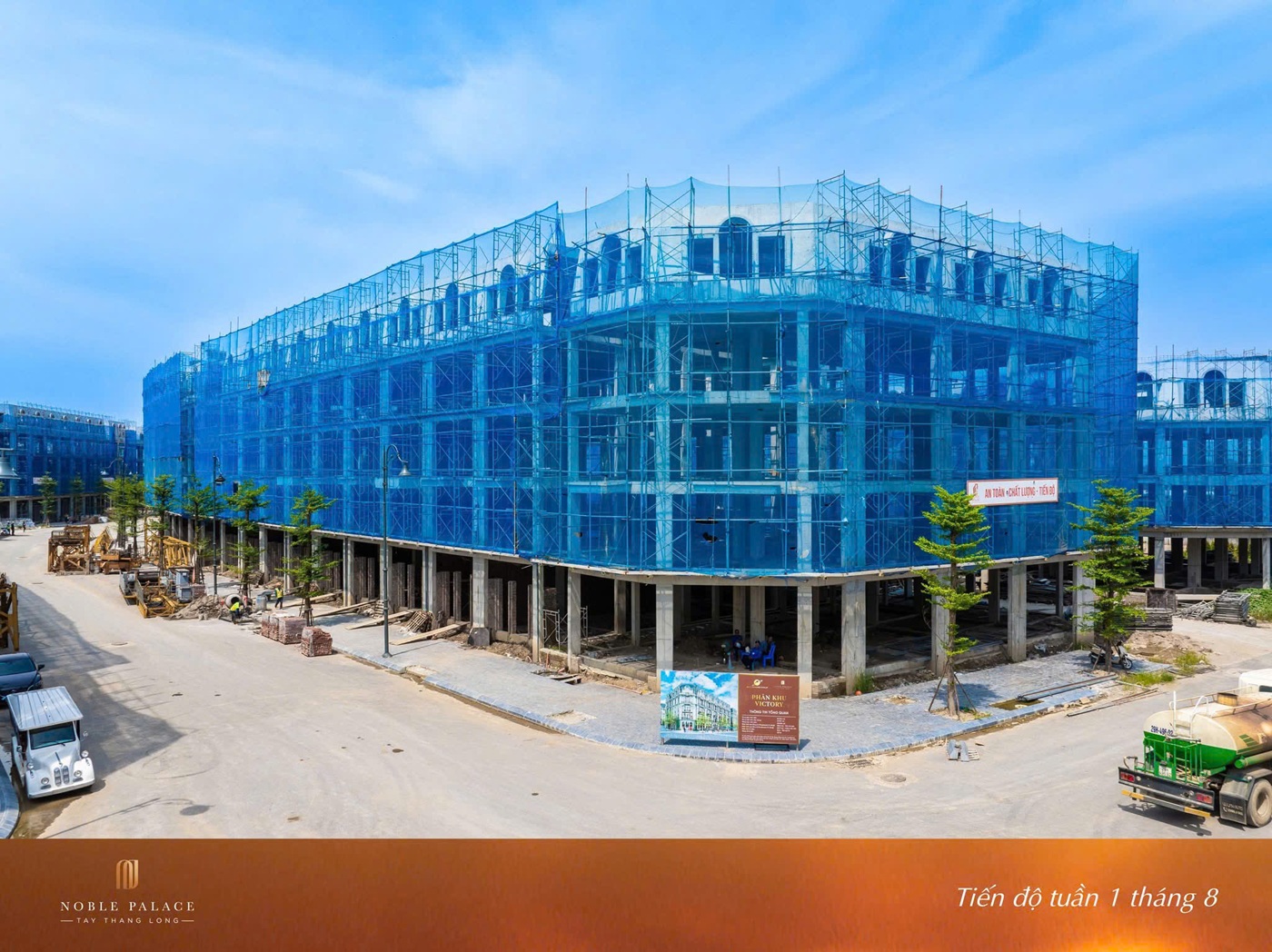 Tiến độ dự án Noble Palace Tây Thăng Long